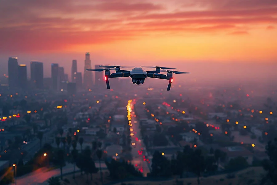 a drone with a camera